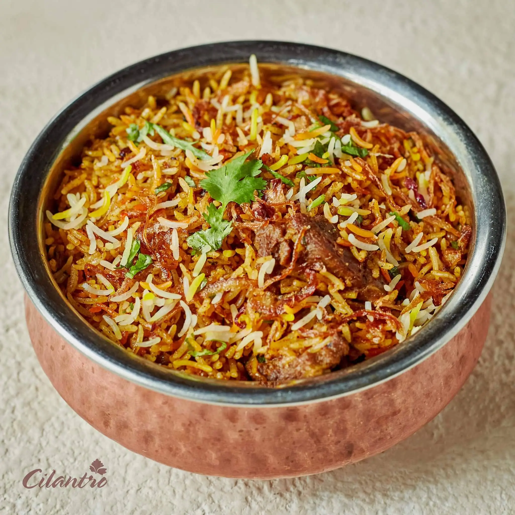 Authentic Indian Flavoured Chicken Dum Biryani - Every bite tells the story of Indian spices taste 